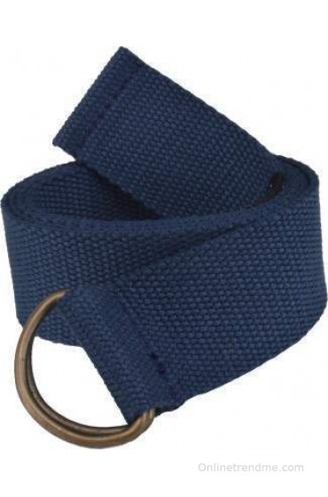 OTLS Boys, Girls Casual Blue Canvas Belt(Deep Navy)